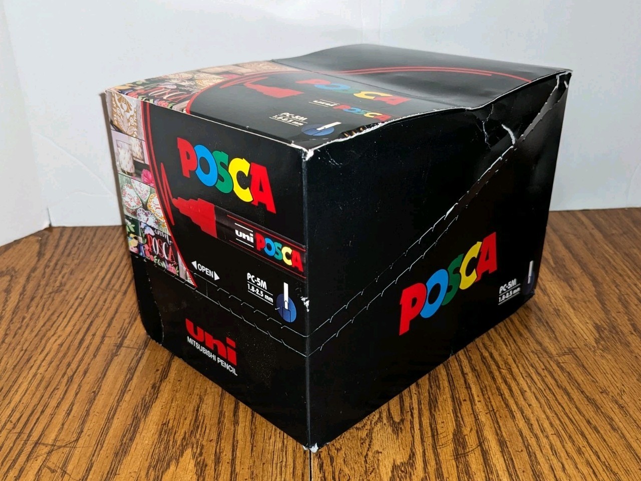 Uni POSCA PC-5M Paint Markers, 80 Multi Surface Markers- 10×8PC Packs