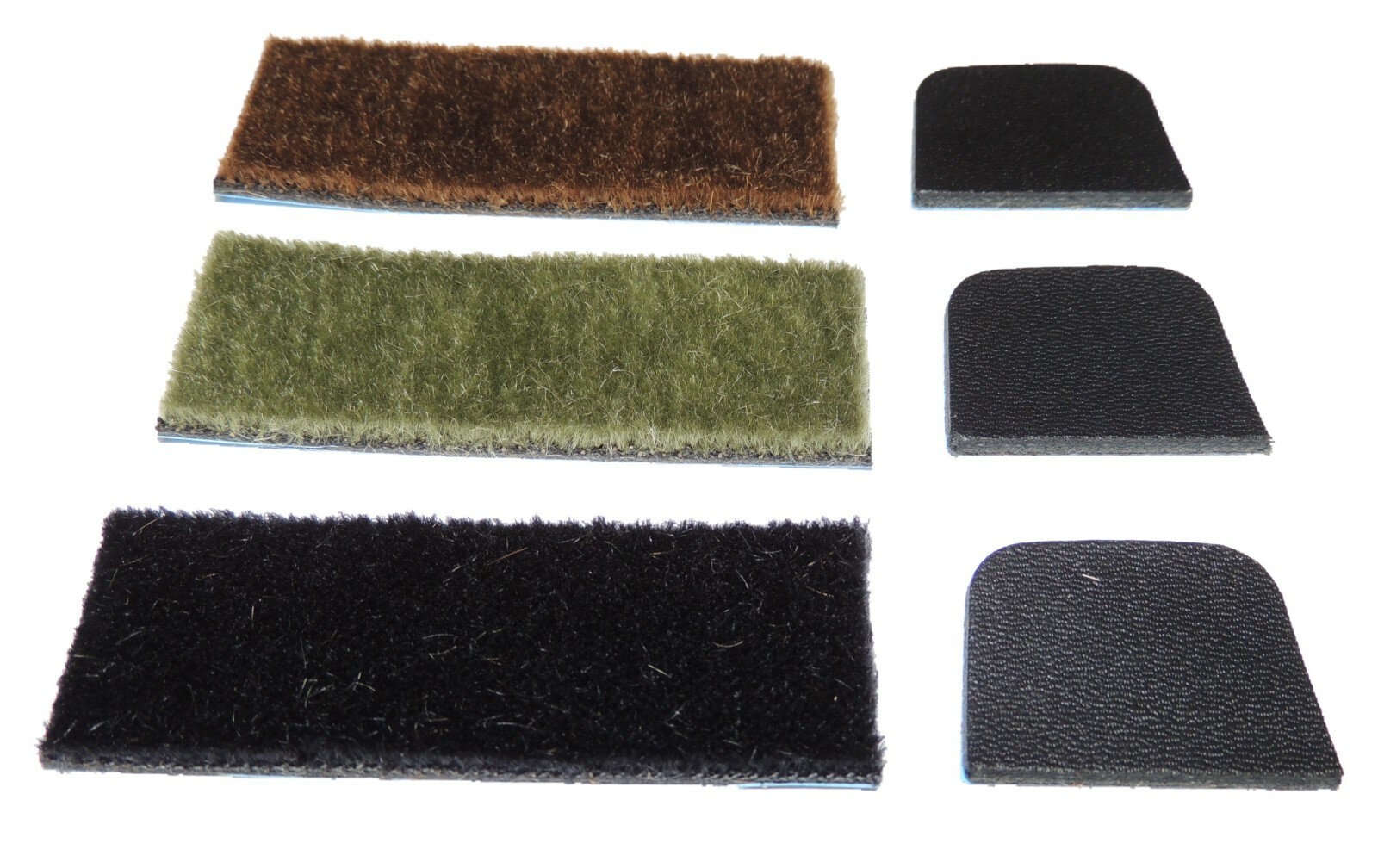 3 Color SET – BEAR STYLE HAIR RUG & LEATHER ARCHERY ADHESIVE Bow Arrow Rest
