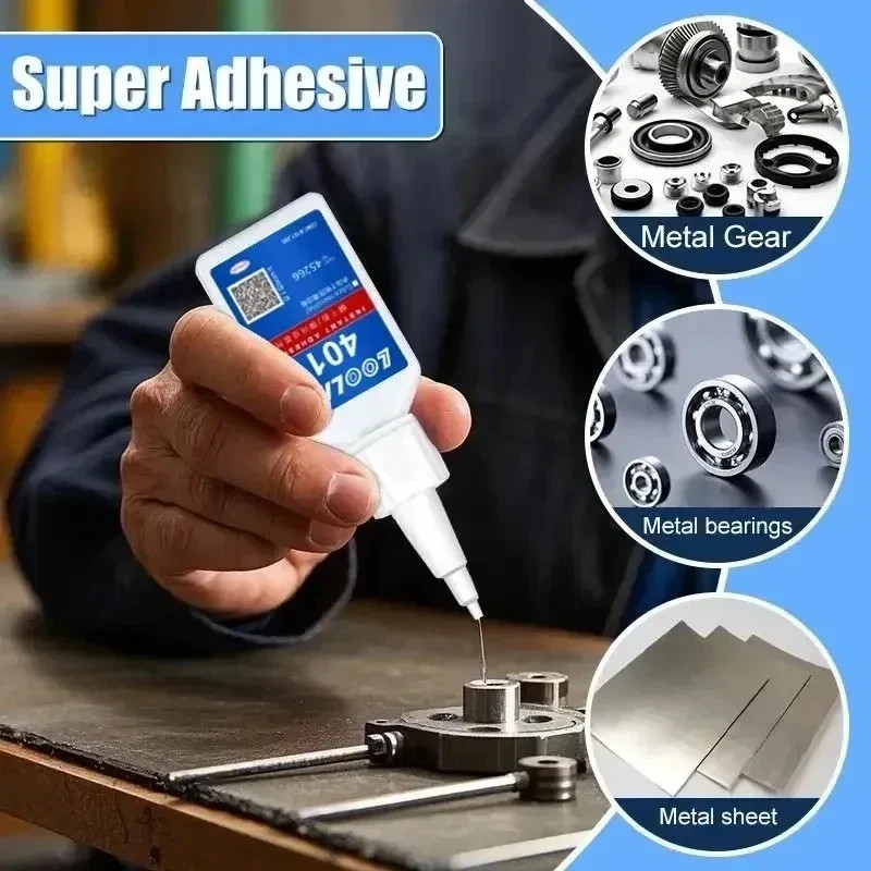 1pc 20ml Instant Strong Super Glue Universal Fast Adhesive for Metal Plastic