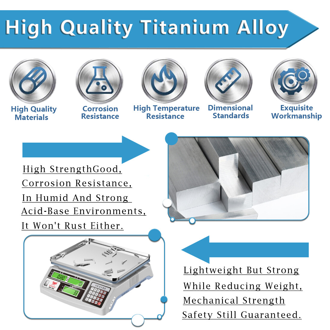 TA2 Pure Titanium Wire Diameter 0.2~6mm Metal Wires Various Length Metalworking