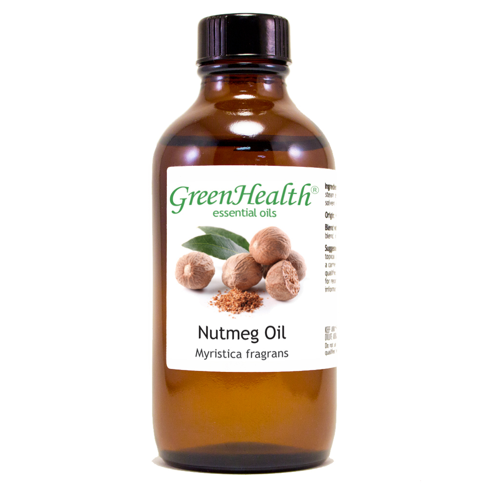 4 fl oz Nutmeg Essential Oil (100% Pure & Natural) – GreenHealth