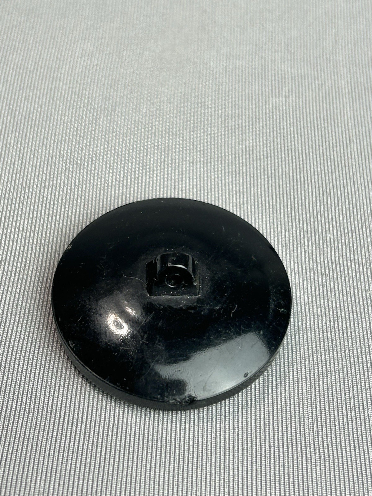 Black Textured BIG Chunky Plastic Coat Buttons Set Of 3