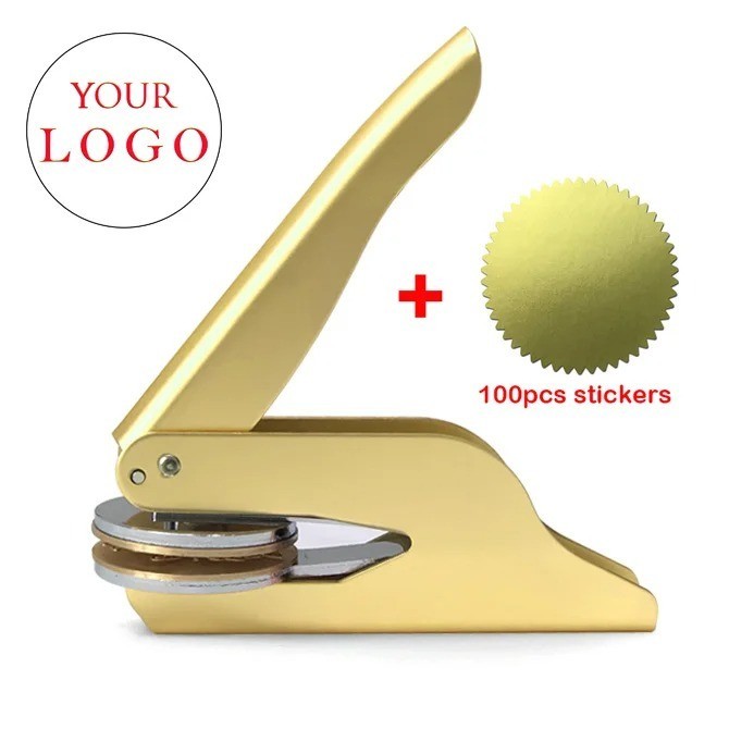 Custom Embosser Stamp – Personalized Logo & Monogram Seal for Weddings