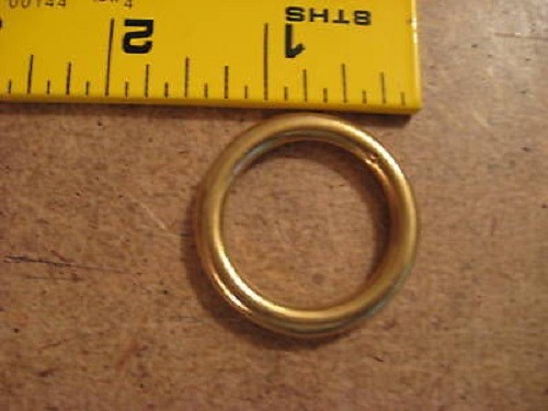 1 ” Solid Brass O Rings SCA (Pack Of 10)