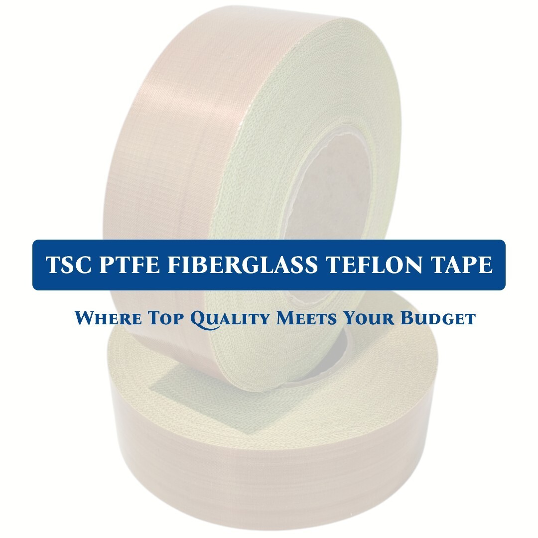 PTFE Tape High Temperature 2″ x 99 Feet Teflon Fiberglass Teflon Roll