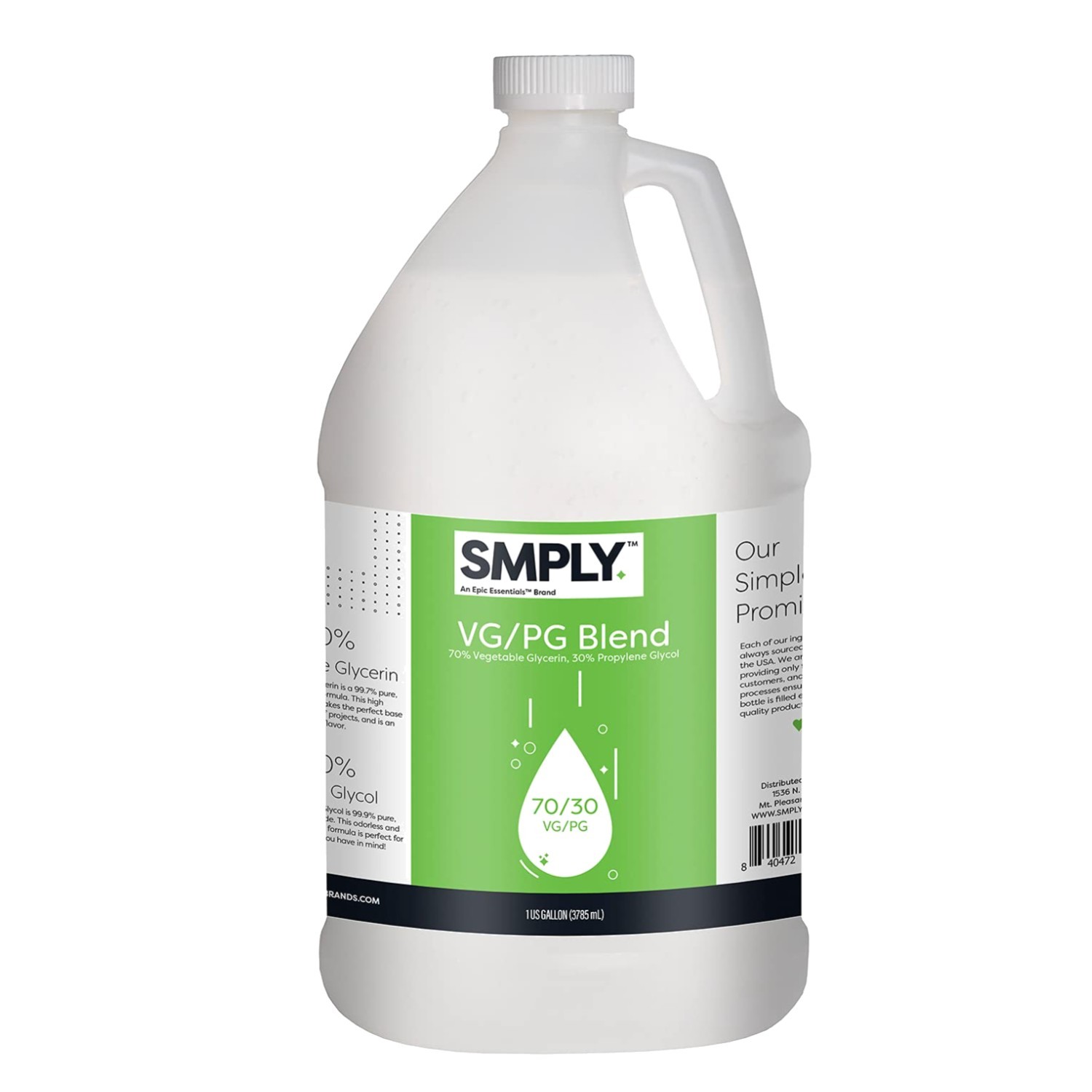 1 Gallon Food Grade Glycerin and Propylene Glycol Blend