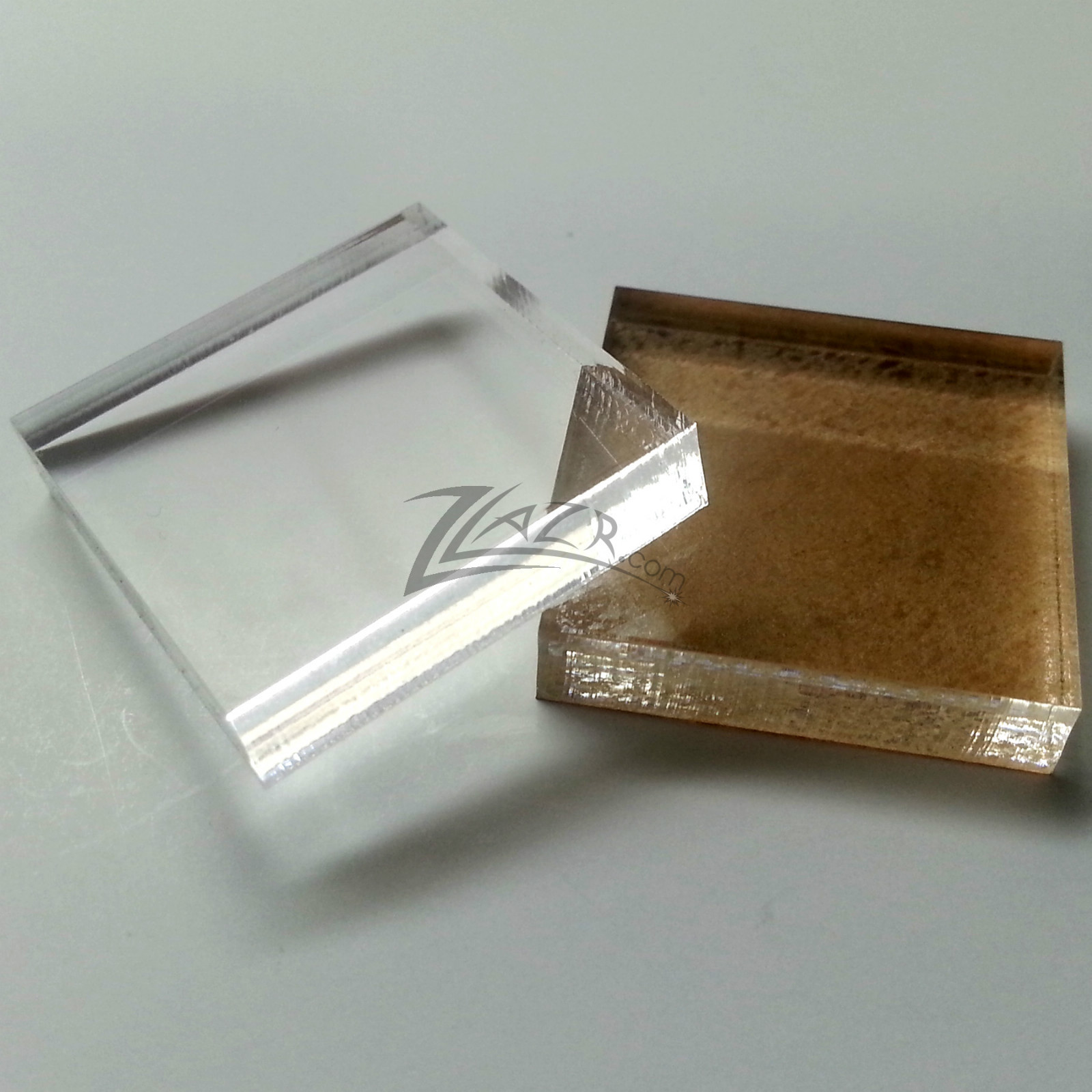 (25) 1″x1″x1/4″ THICK Clear Acrylic Squares Plastic MINERAL GEM BASE TILE STAND