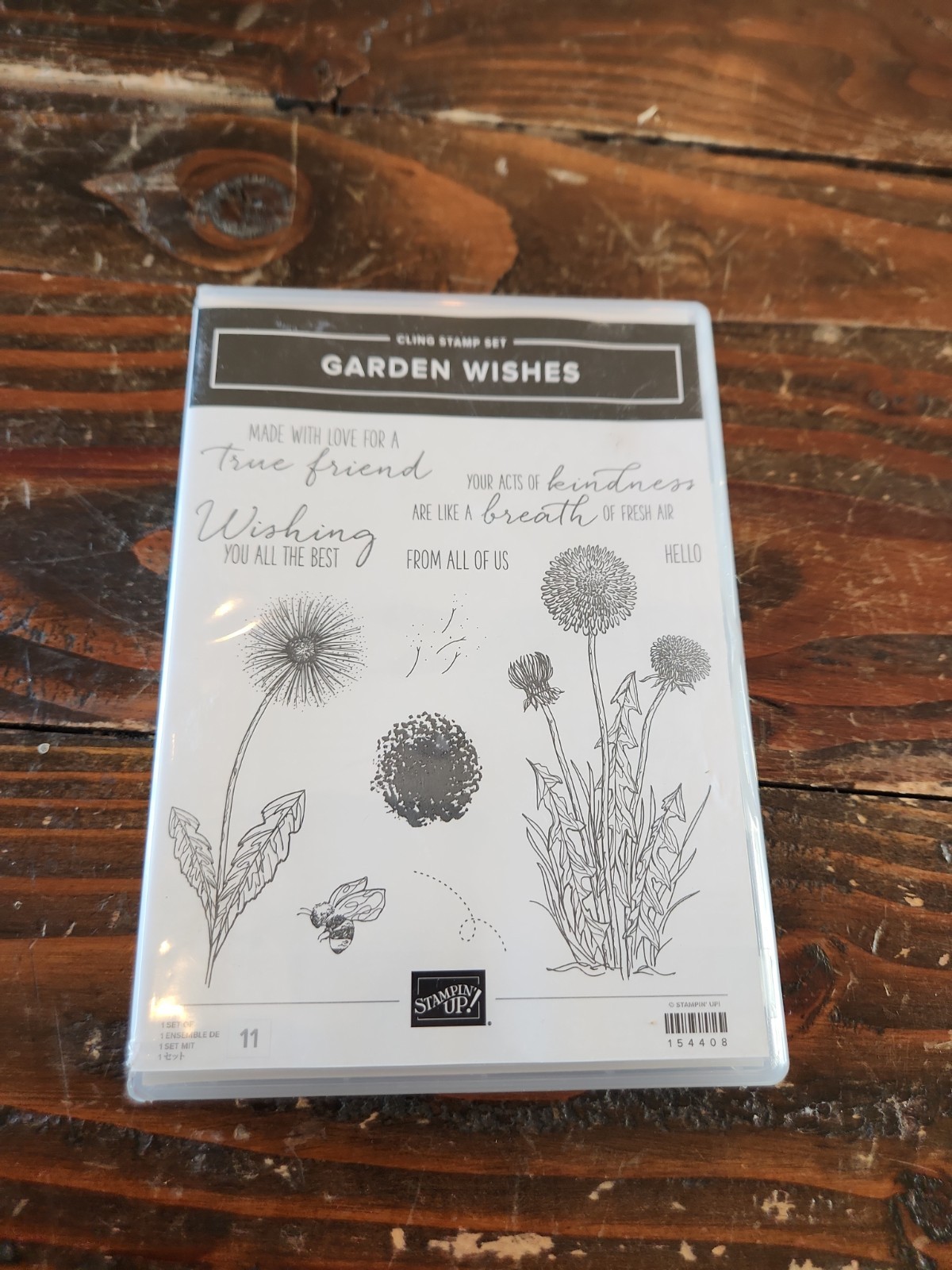 Stampin’ Up! GARDEN WISHES Stamp Set Dandelions Friends Kindness Wishing You