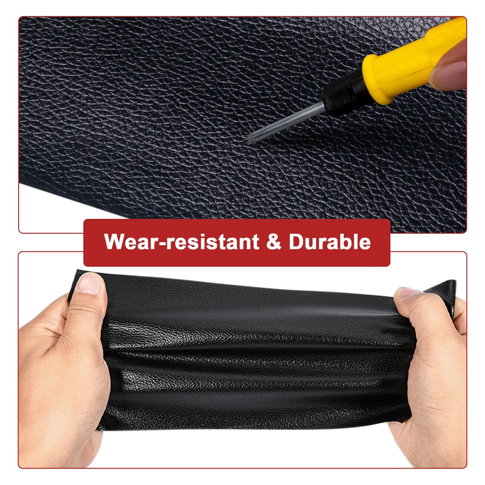 Self-Adhesive Patch Leather Repair Tape for Car Seats Couch Furniture Upholstery