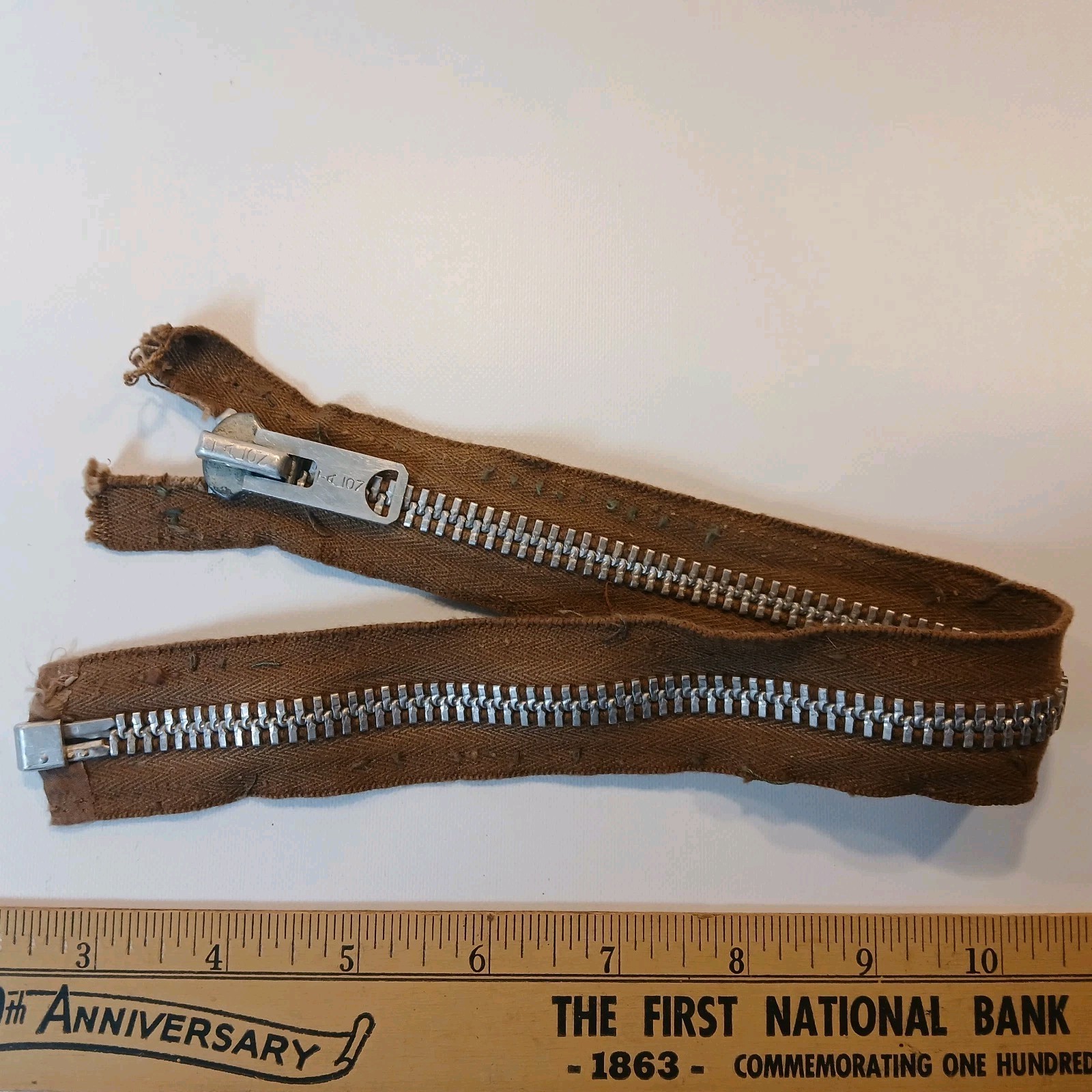 Heavy Talon ZIPPER Metal VINTAGE JACKET Separating OPEN END 20″