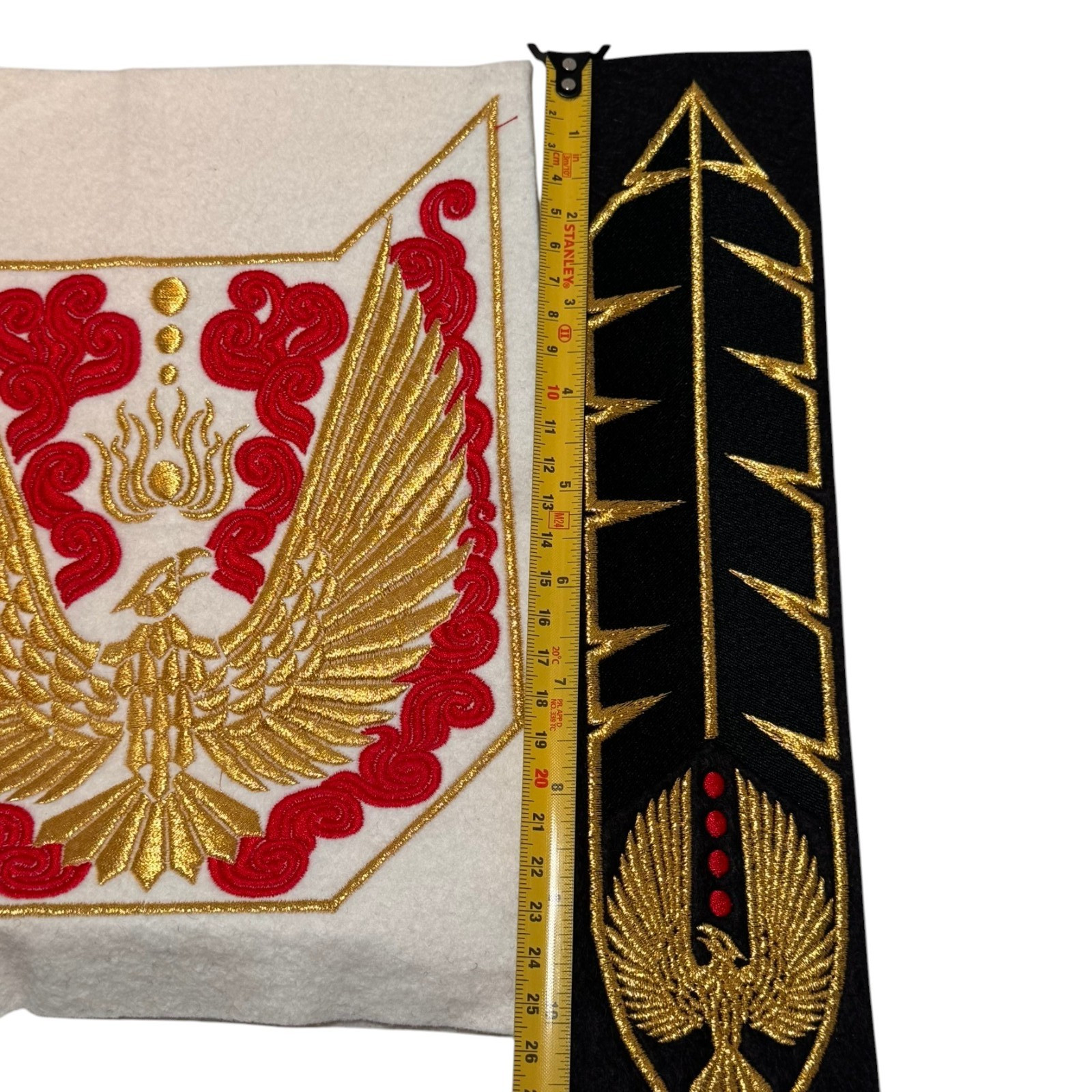 Robert Morningsky Mystic Eagle Embroidered Applique Panels & Patches Totemic