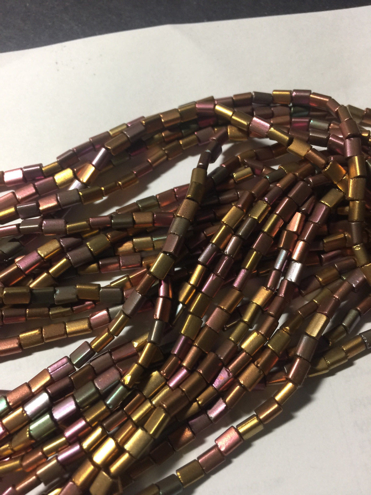 Czech Baby Pillow Rectangle Seed Beads 3mm x 5mm