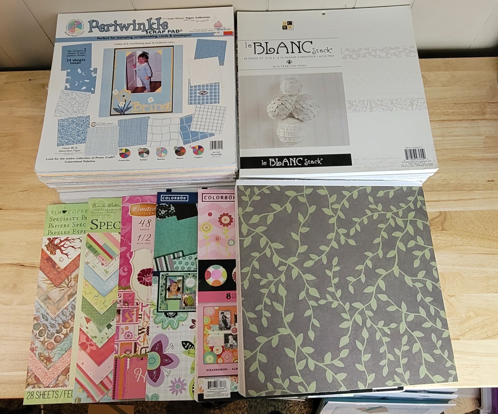 Various Brands SCRAPBOOK 12″x12″ CARDSTOCK-PRINTED PAPER PADS You Choose
