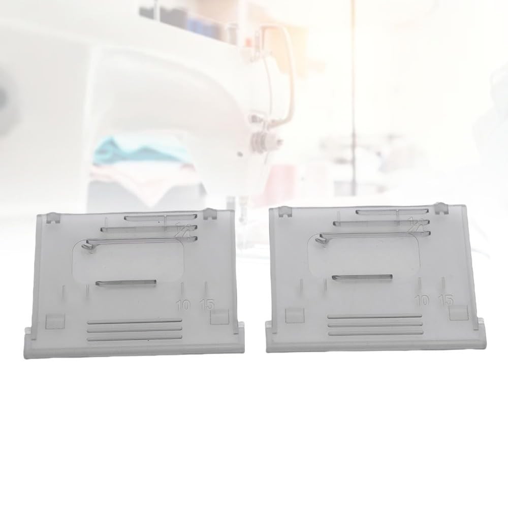 MOPFOL 2Pcs Transparent Plastic Bobbin Cover Plate Durable Universal Fit Repl…