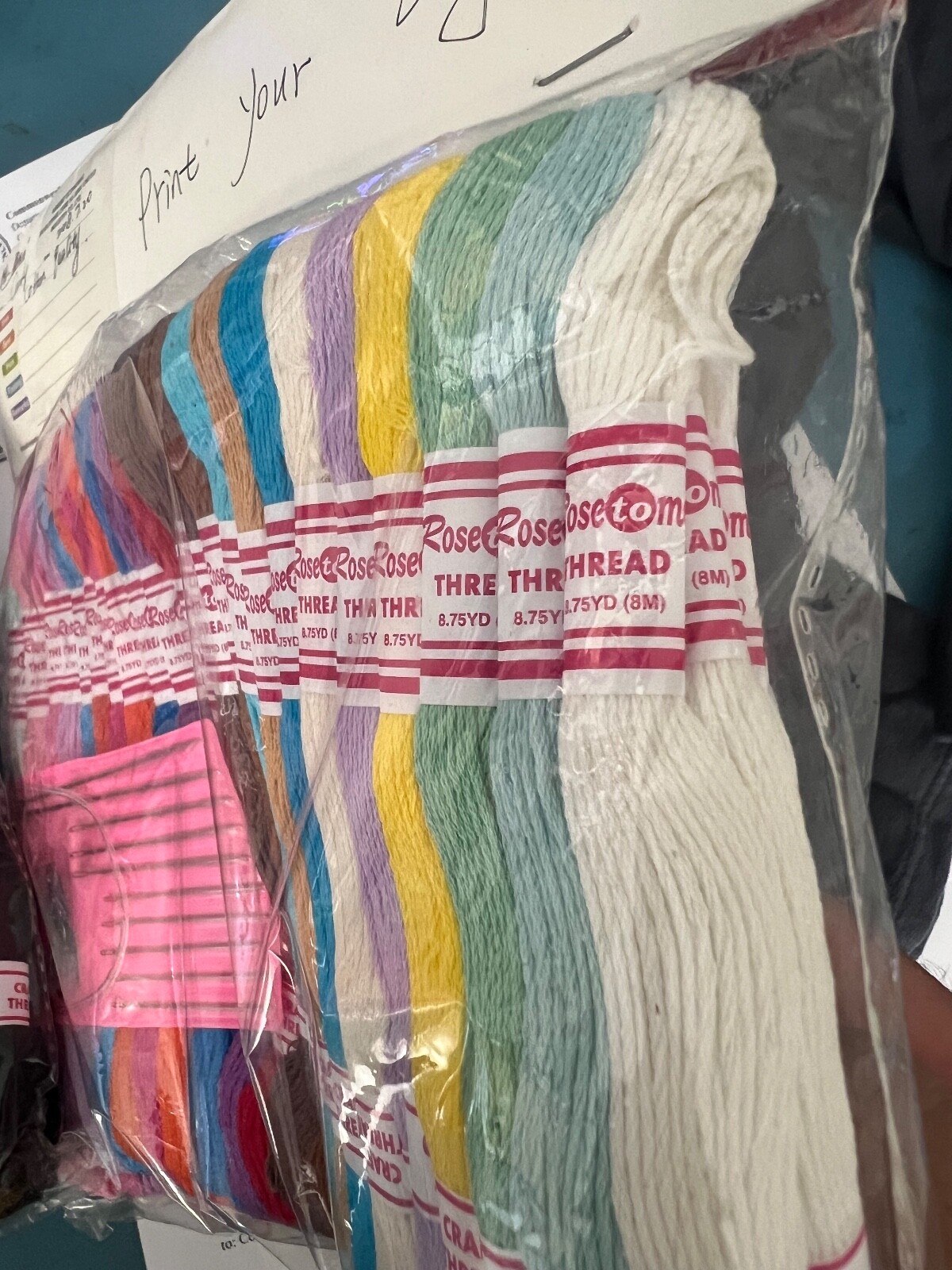 105 Skeins of Artiste 6 Strand Cotton Floss Cross Stitch Embroidery Thread NEW