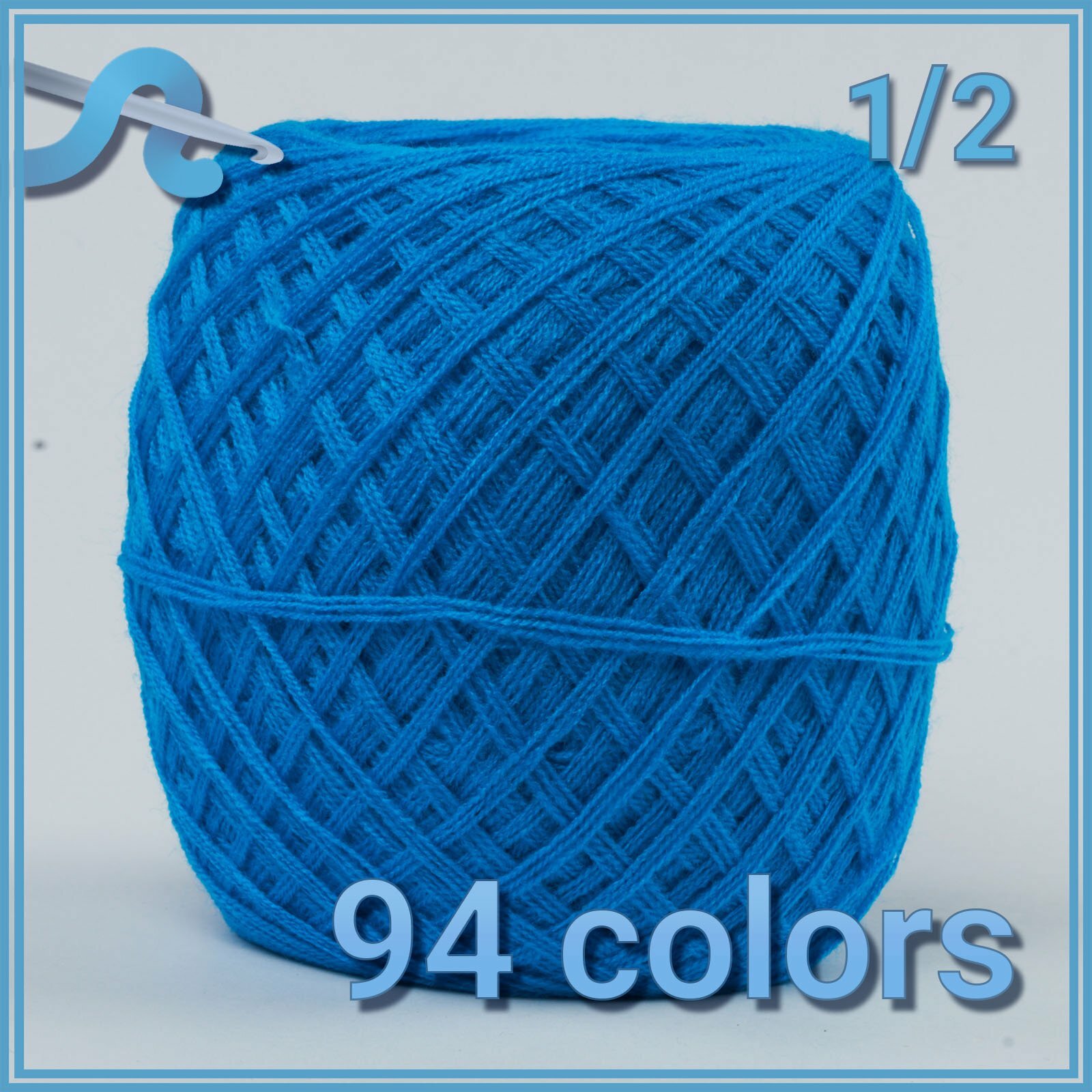 Acrilan 3 Hebras [100grs] 1/2 – Unwound 3-ply Acrylic yarn for knitting, embroid