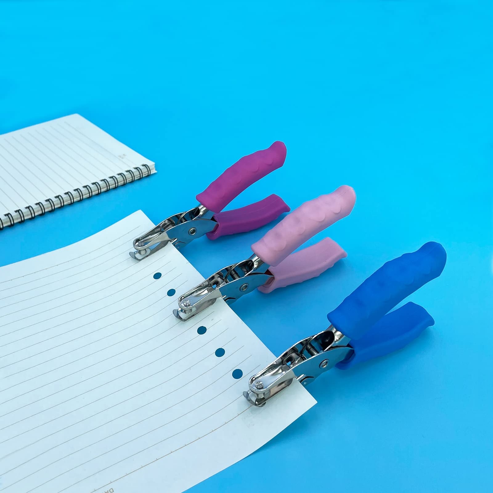 Single Hole Punch 1/4” Paper Puncher for Crafts, One Blue FROM USA
