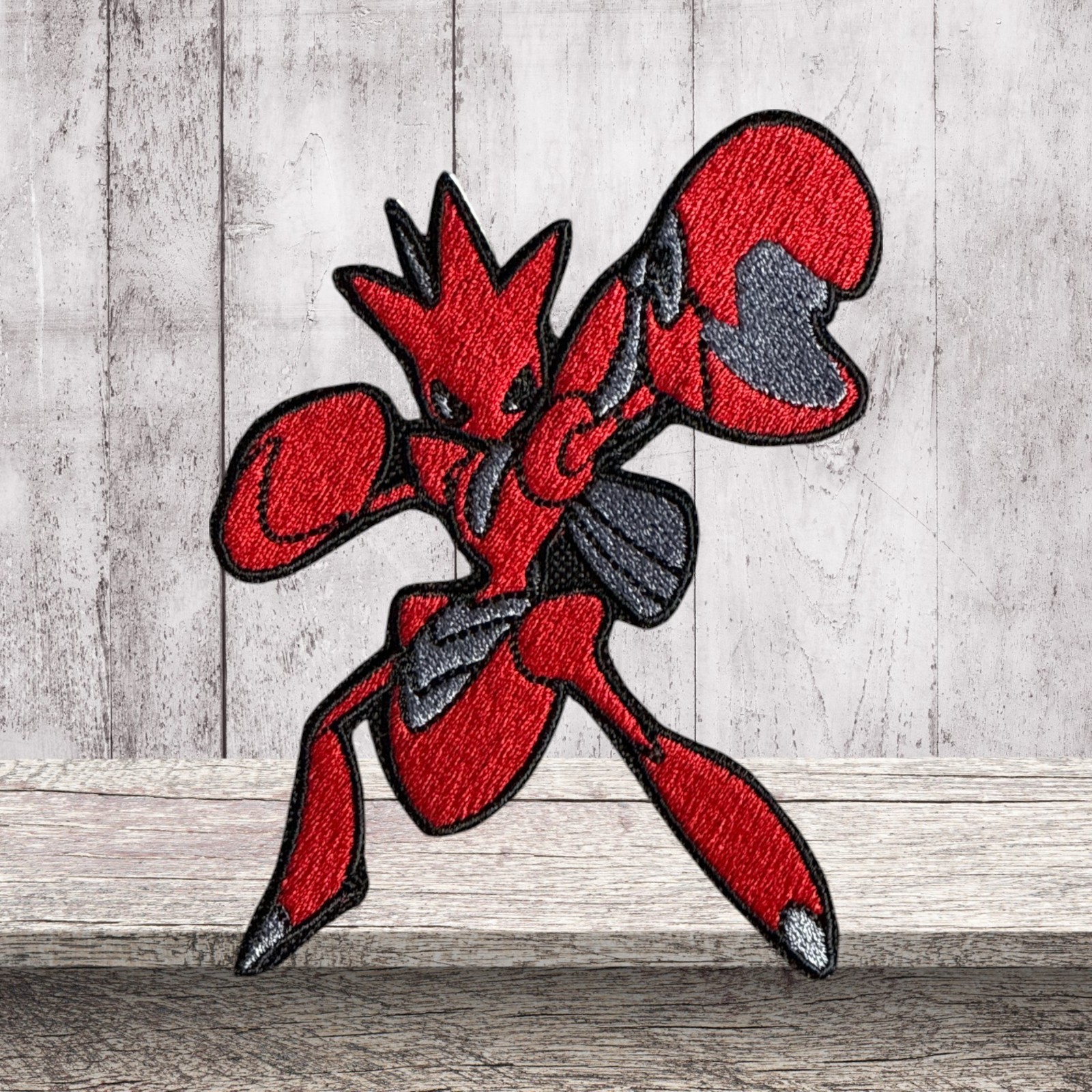 Scizor Embroidery Patch 4.35″ X 3.51″