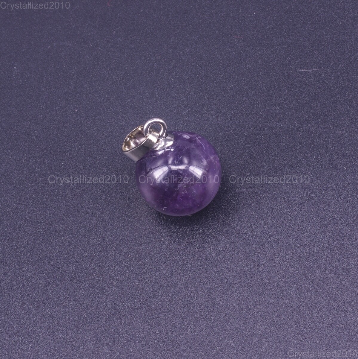 Natural Gemstone Round Ball Mixed Stone Reiki Chakra Healing Pendant Beads 14mm