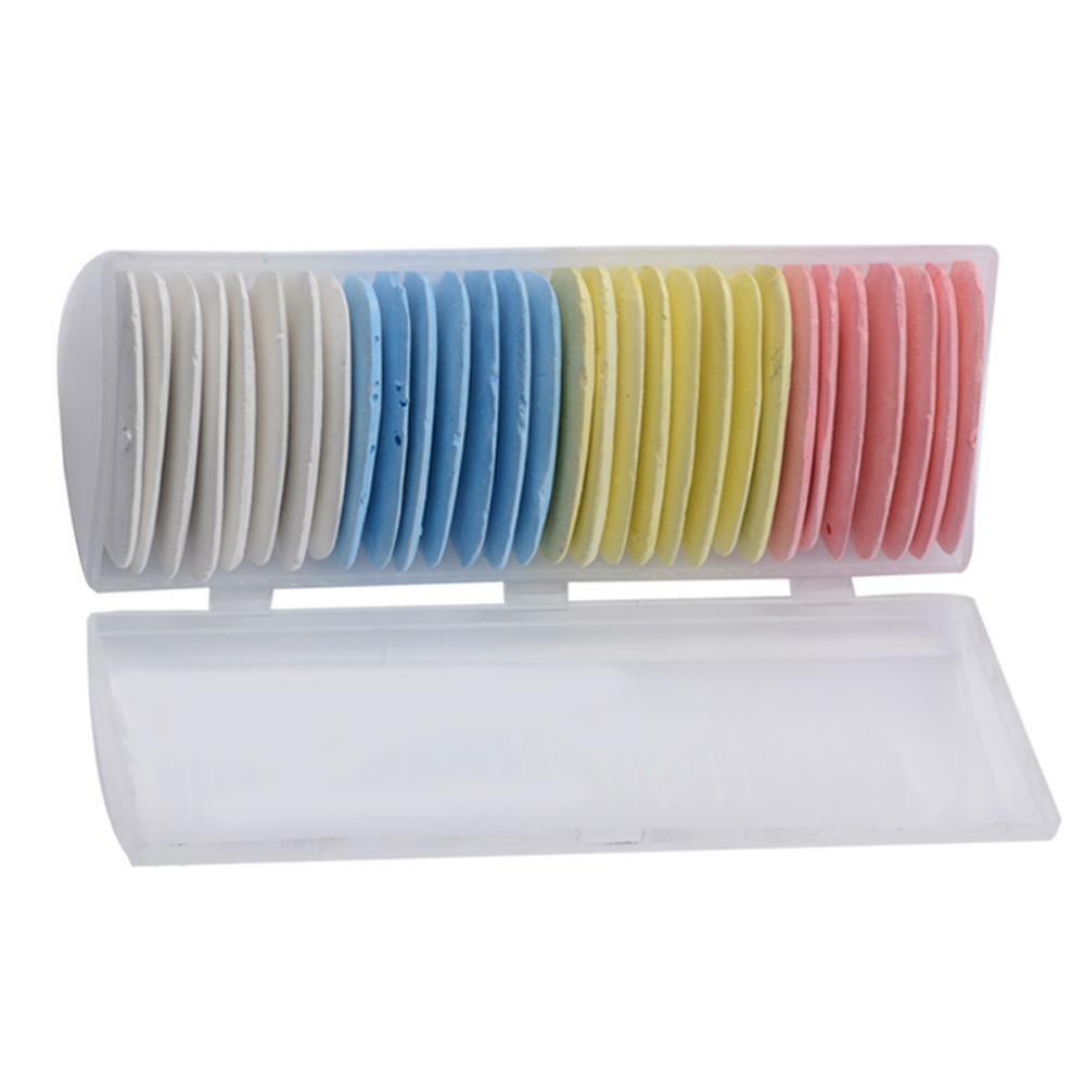 US Stock 30pc Triangle White Yellow Red Blue Tailor’s Chalk Lot For Sewing Craft