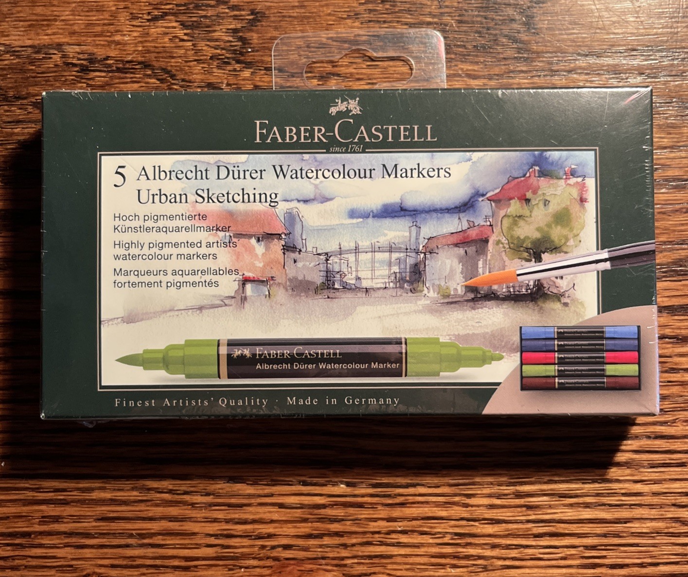 Albrecht Durer Watercolor Markers – Urban Sketching – 5 Colors NEW look 👀