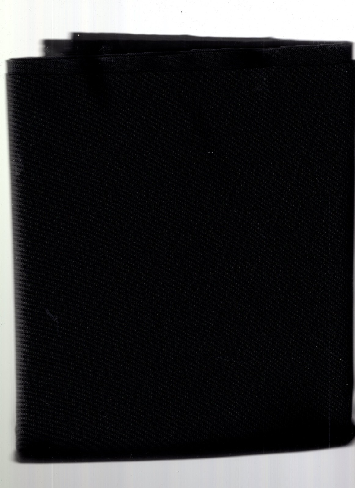 1 yard doubleknit no stretch 100% polyester 60″ wide fabric black