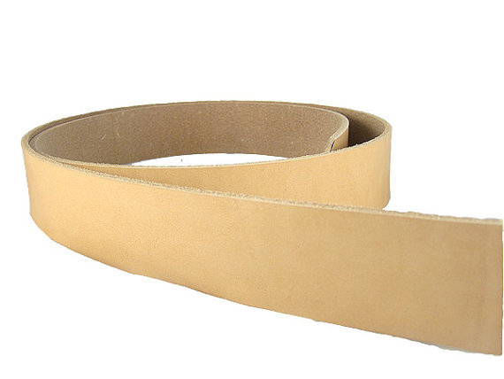 Vegetable Tanned Leather Belt Blank 8/9oz LOT OF 4