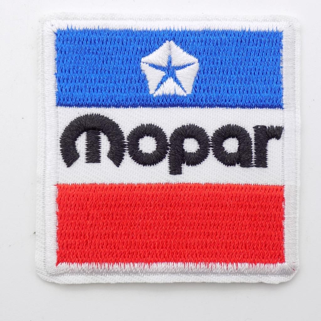 Mopar Dodge Ram Car Patch Embroidered Iron/Sew On 2″x2″ Black/White/Red New
