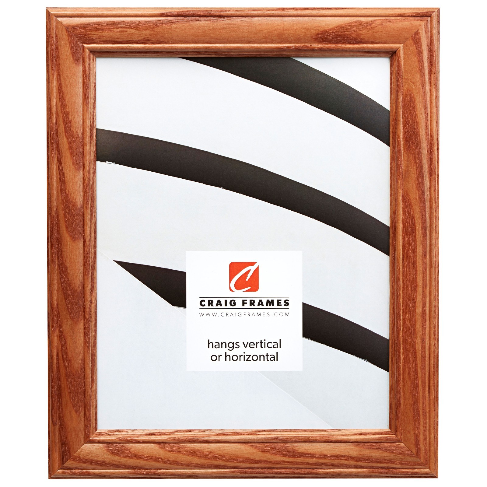 Craig Frames Wiltshire Ash 595, 1.25″ Natural Brown Wood Picture Frame
