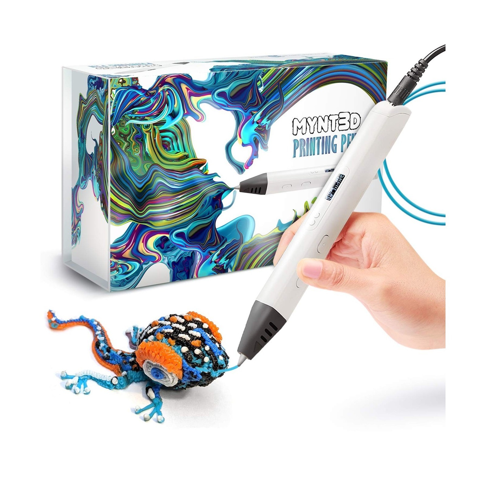 MYNT3D Professional Printing 3D Pen with OLED Display