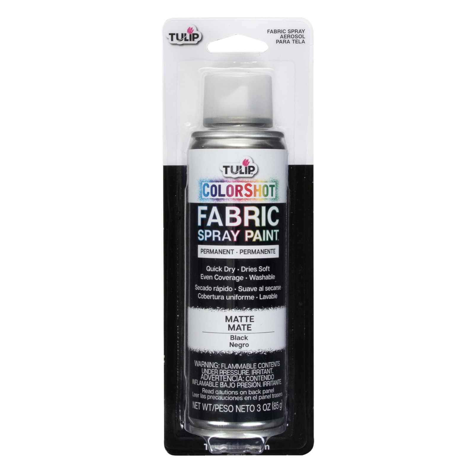 Tulip ColorShot Instant Fabric Spray Paint, Permanent Color Spray-On Fabric P…