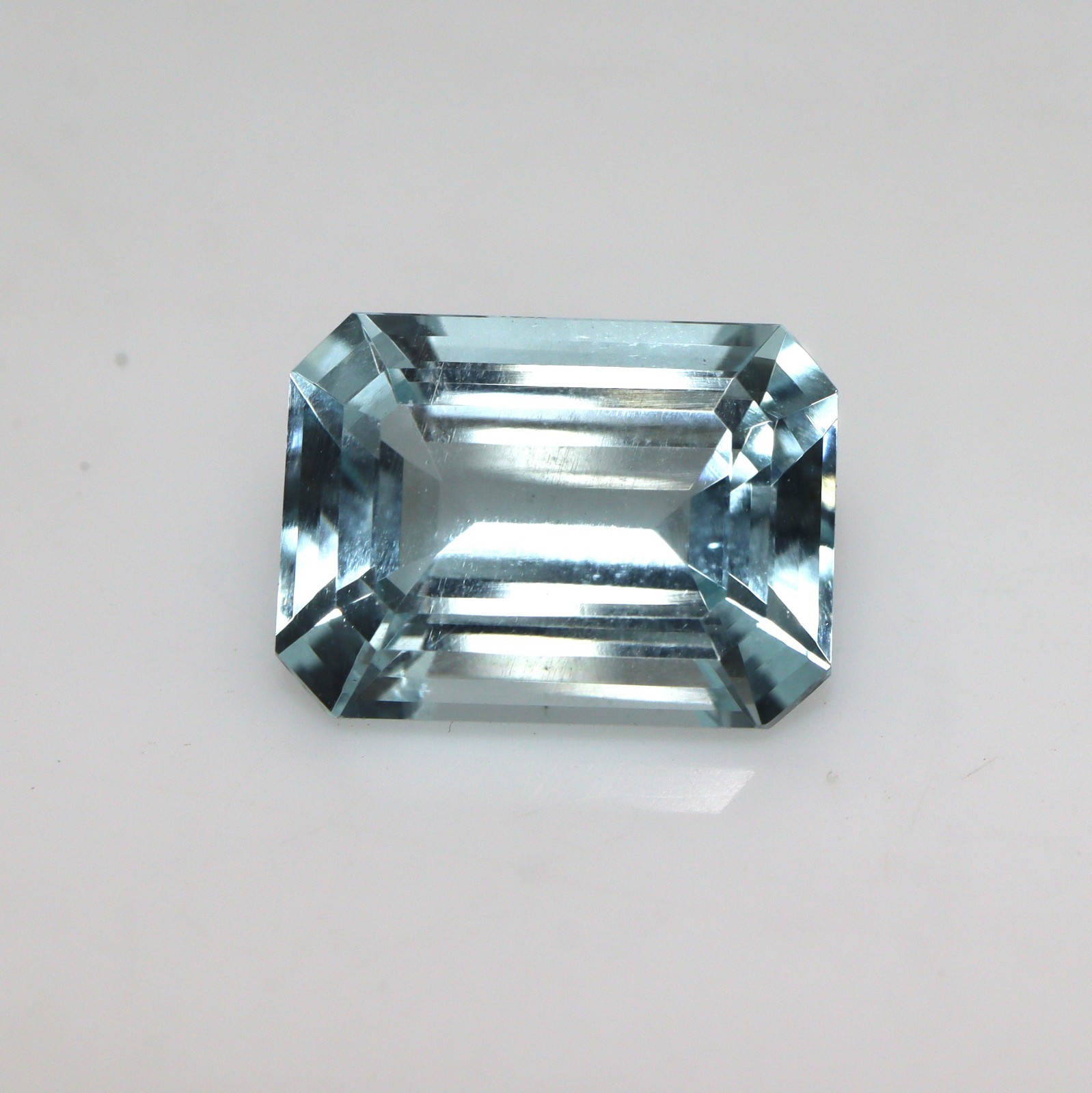 5.7 Ct AQUAMARINE Emerald Cut Stone, AAA Grade HIGH QUALITY Loose Stone Pendant