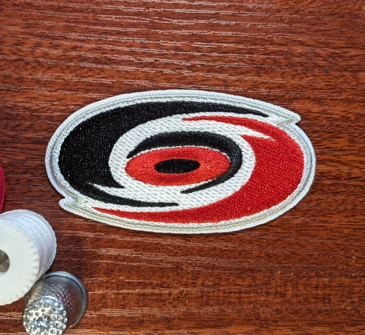 Carolina Hurricanes Patch NHL Ice Hockey Embroidered Iron On 1.75×3.25″