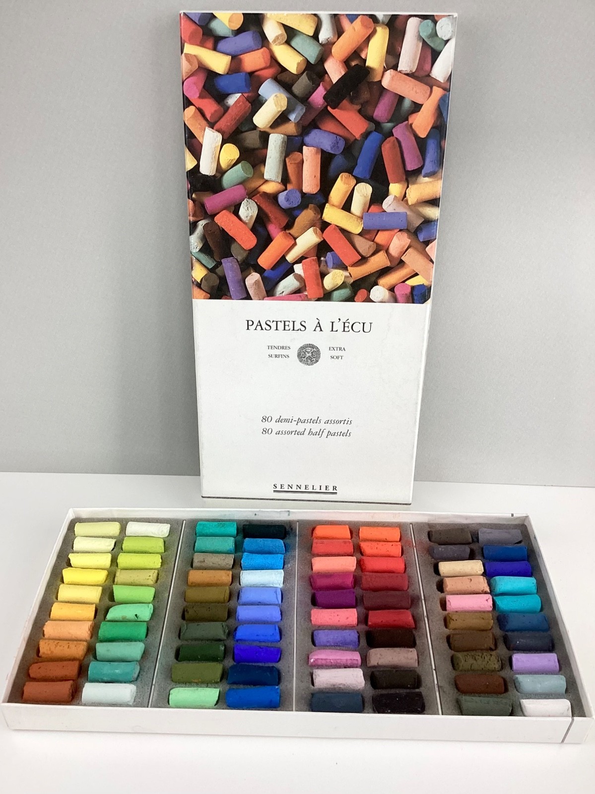 Sennelier EXTRA SOFT Pastel Half Stick Set Pastels à l’écu 80 Colors France