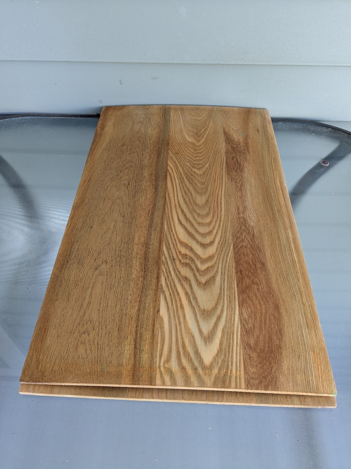 2 Rare Large Thin Figured Antique Chestnut Board 11 7/8″ X 19 3/4″ X 1/4″ Lot D