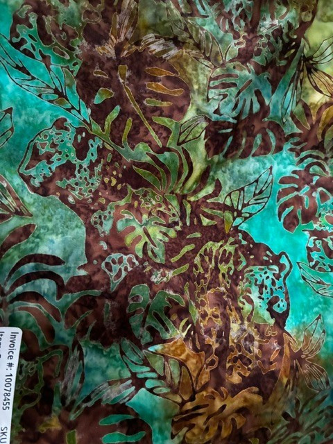 Gorgeous Robert Kaufman “Jungle Dreams” Artisan Batiks, 4.5 yards or 3 yards