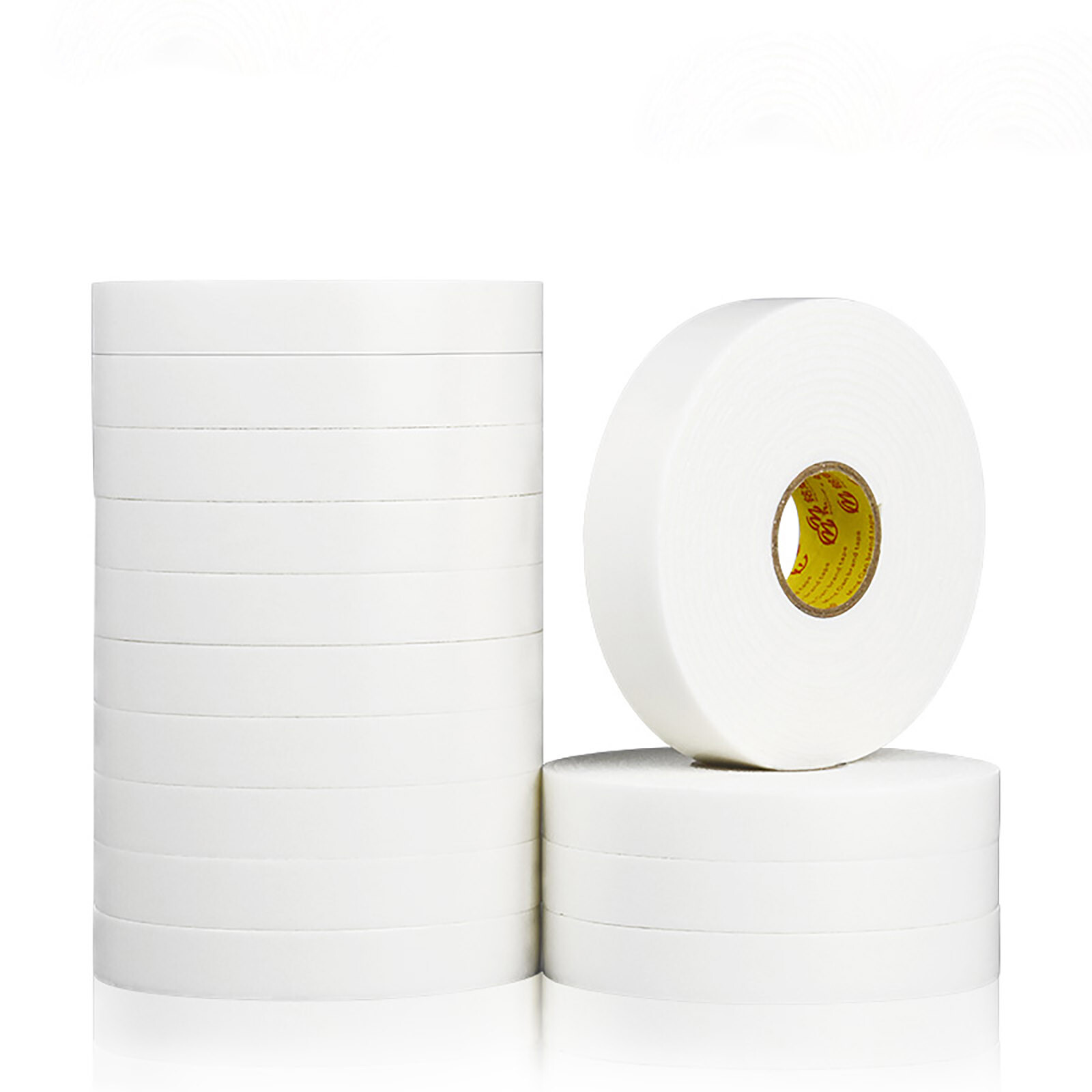 Strong Double Sided Mounting Tape White Adhesive Padded Sticky Tape 1-3mm Thick