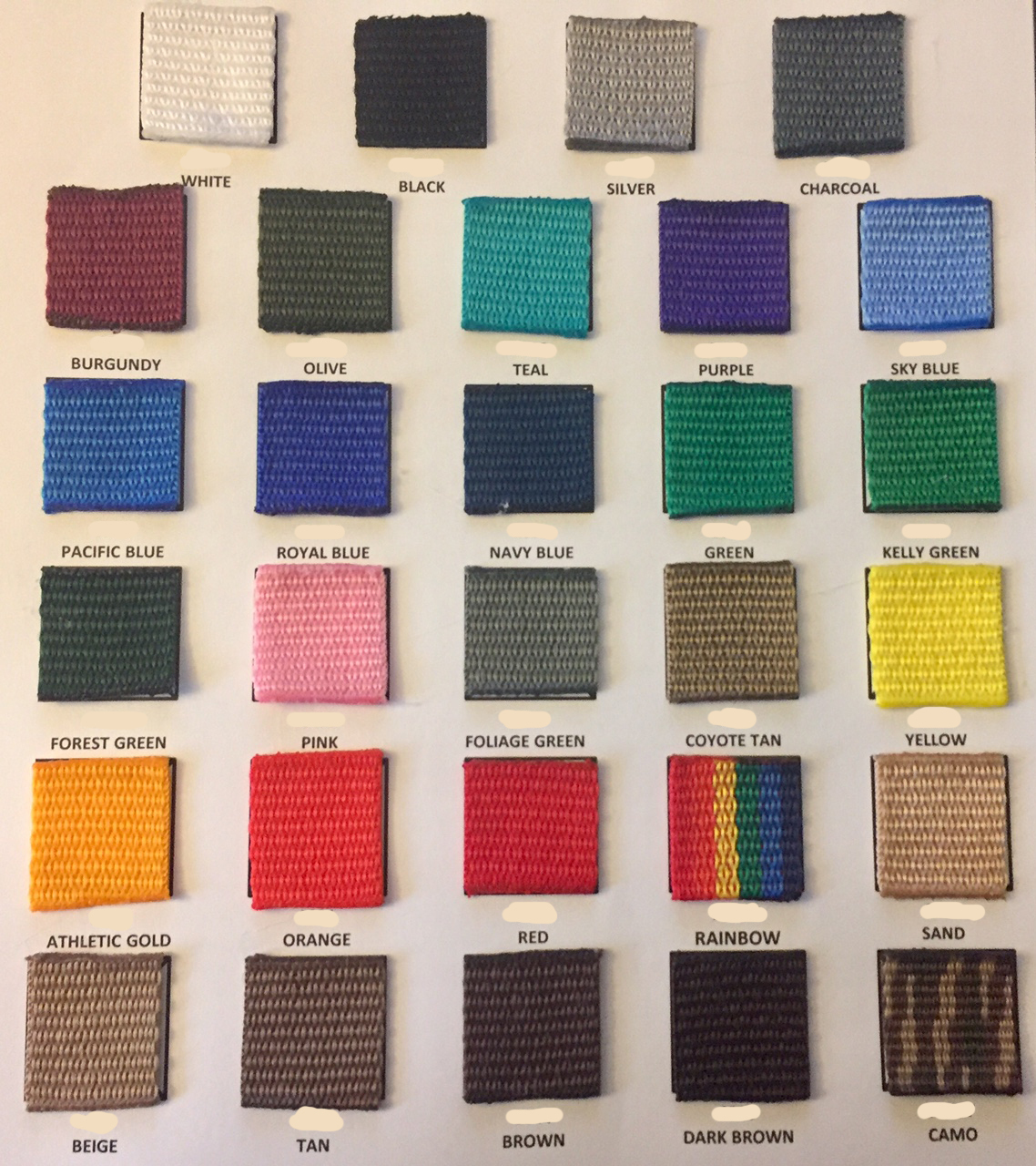 1 Inch Polypropylene Webbing Light Weight 1″ Strap