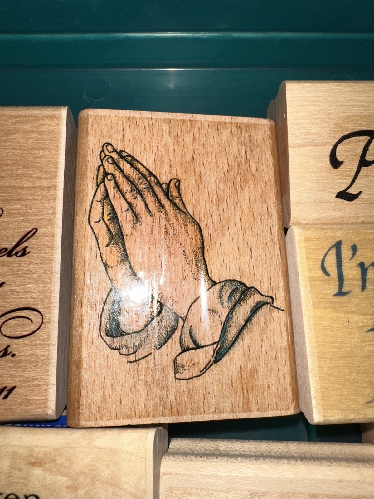 RELIGIOUS Bible Journaling Verses Psalms Rubber Stamps Lot of 12 Praise The Lord