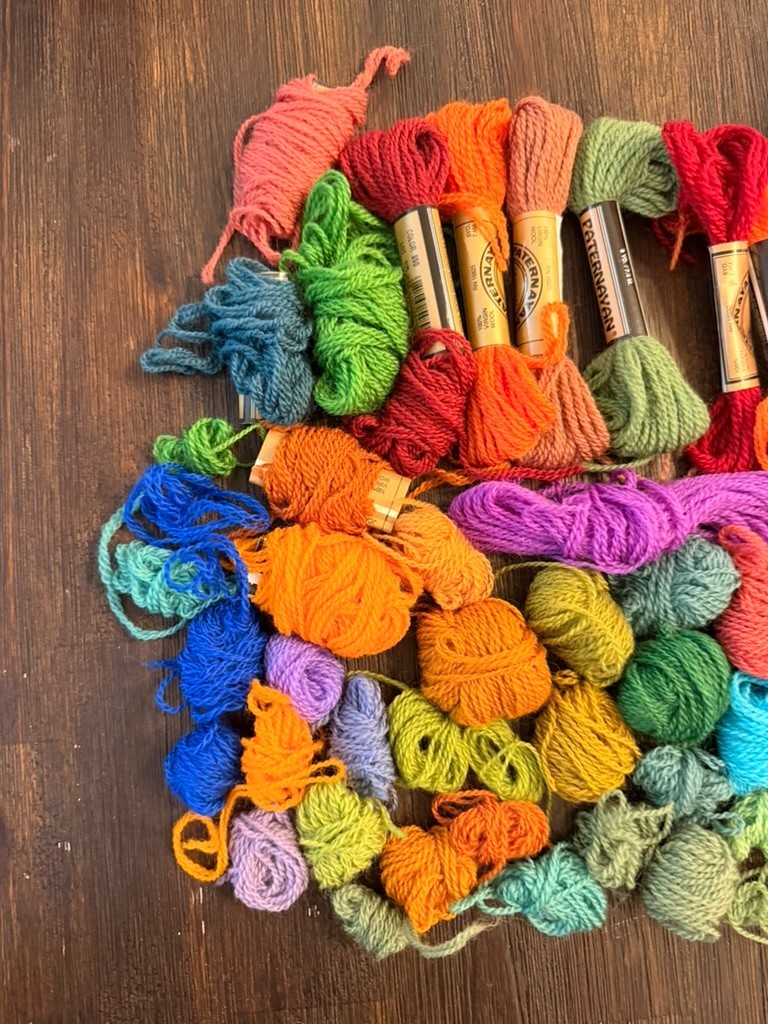 Large Lot of Paternayan Persian Wool Yarn – As Pictured – Approx 100gr