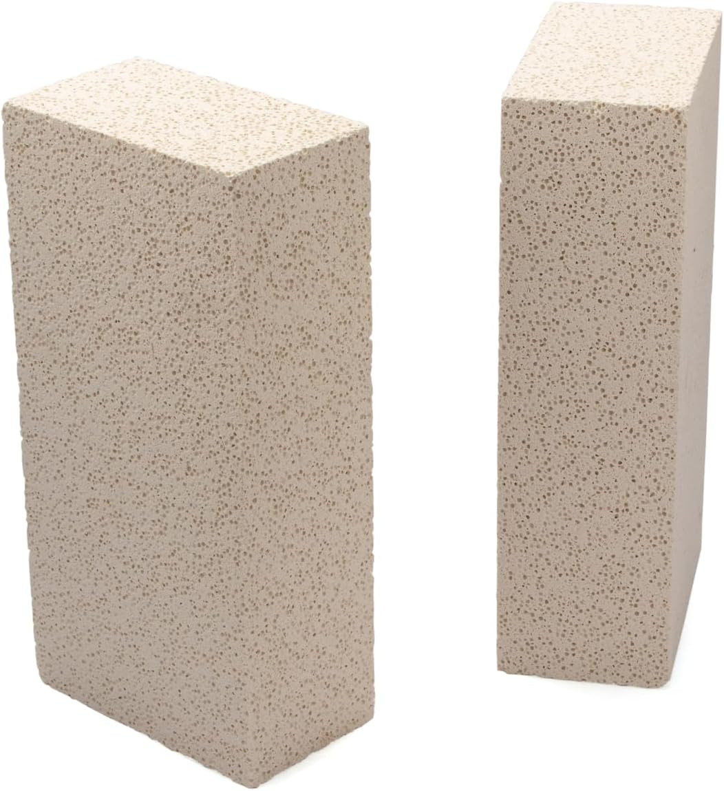 6 Pieces Insulating Fire Brick for Ovens, Kilns, Blacksmith, Fireplaces, Forges