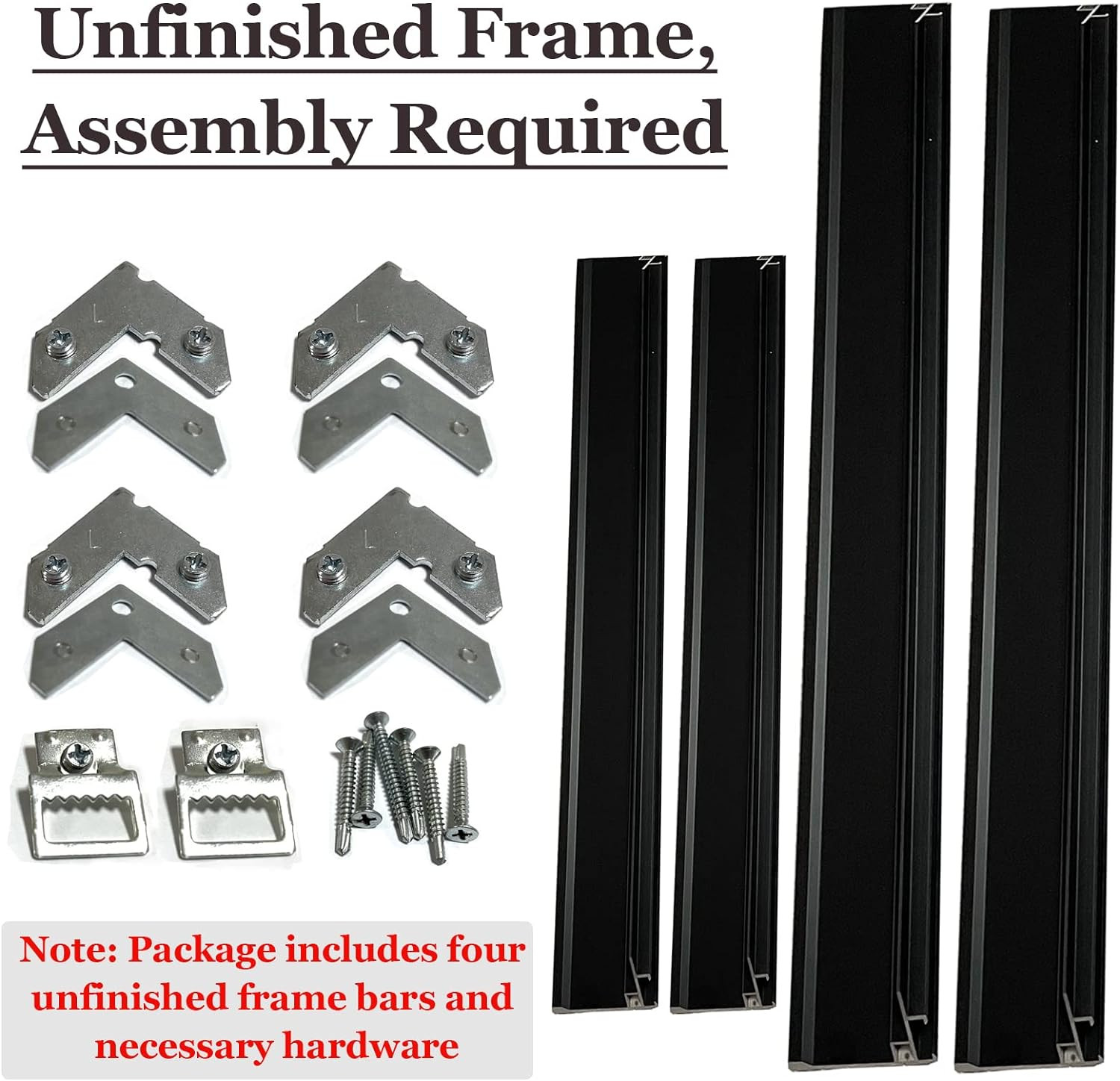 Floater Frame for 24X48 Canvas Paintings, 1.5” Deep DIY Metal Canvas Floating Fr