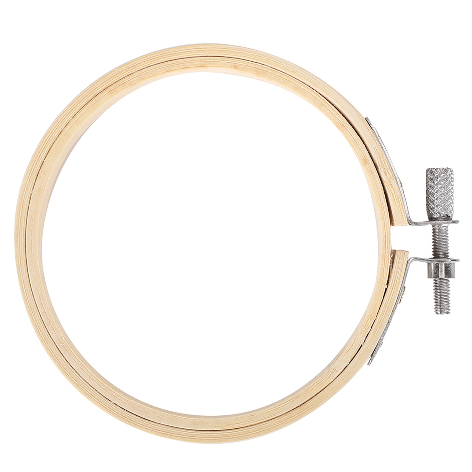 12pcs Bamboo Embroidery Hoops Adjustable Circle Rings For Sewing Craft Use