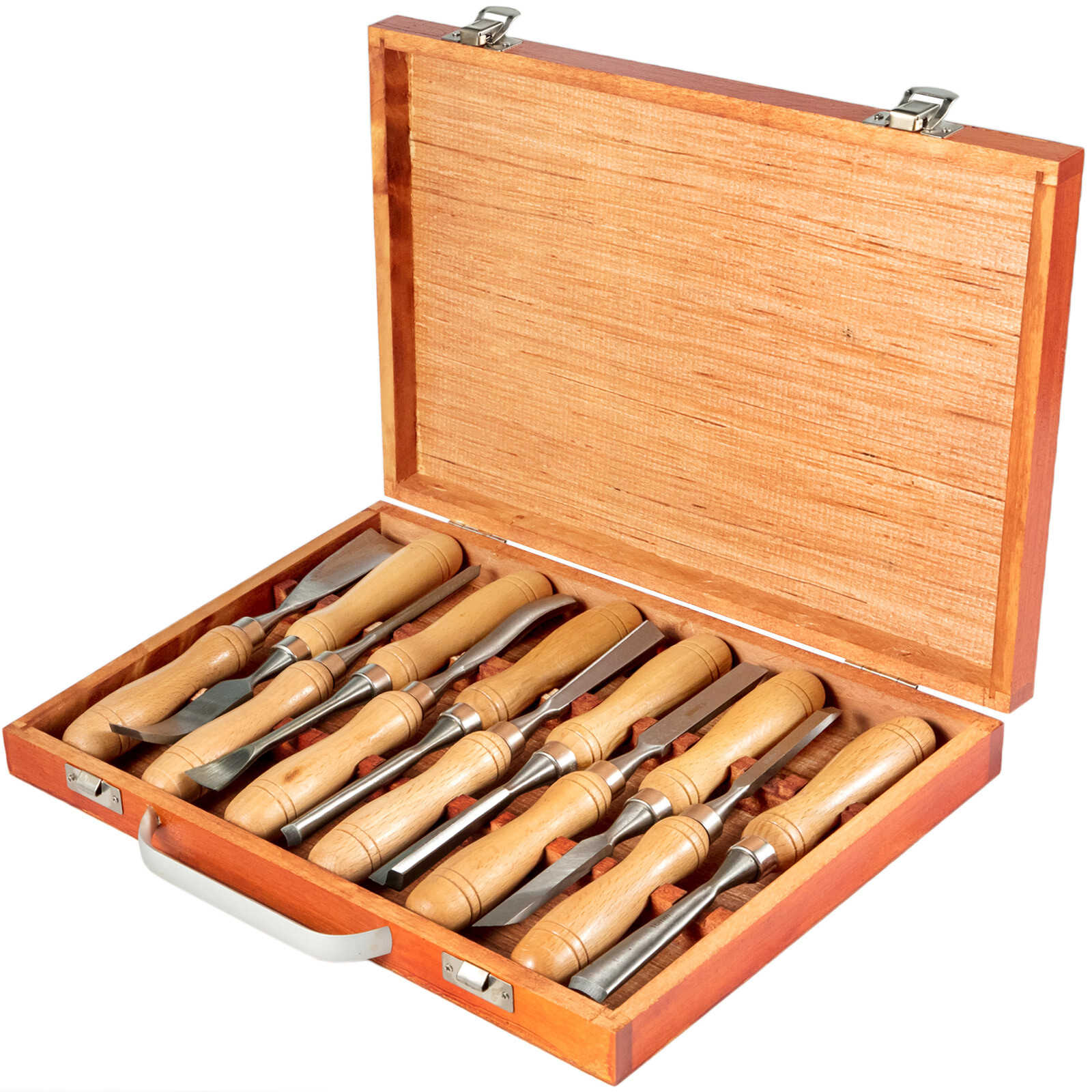 VEVOR 12pcs Wood Lathe Chisel Set HSS Wood Turning Carving Tools Carpenters
