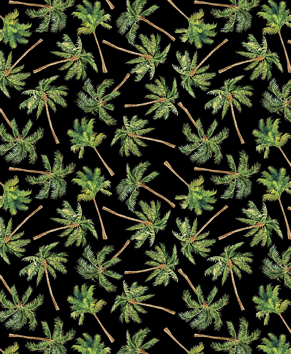 Palm Trees Black