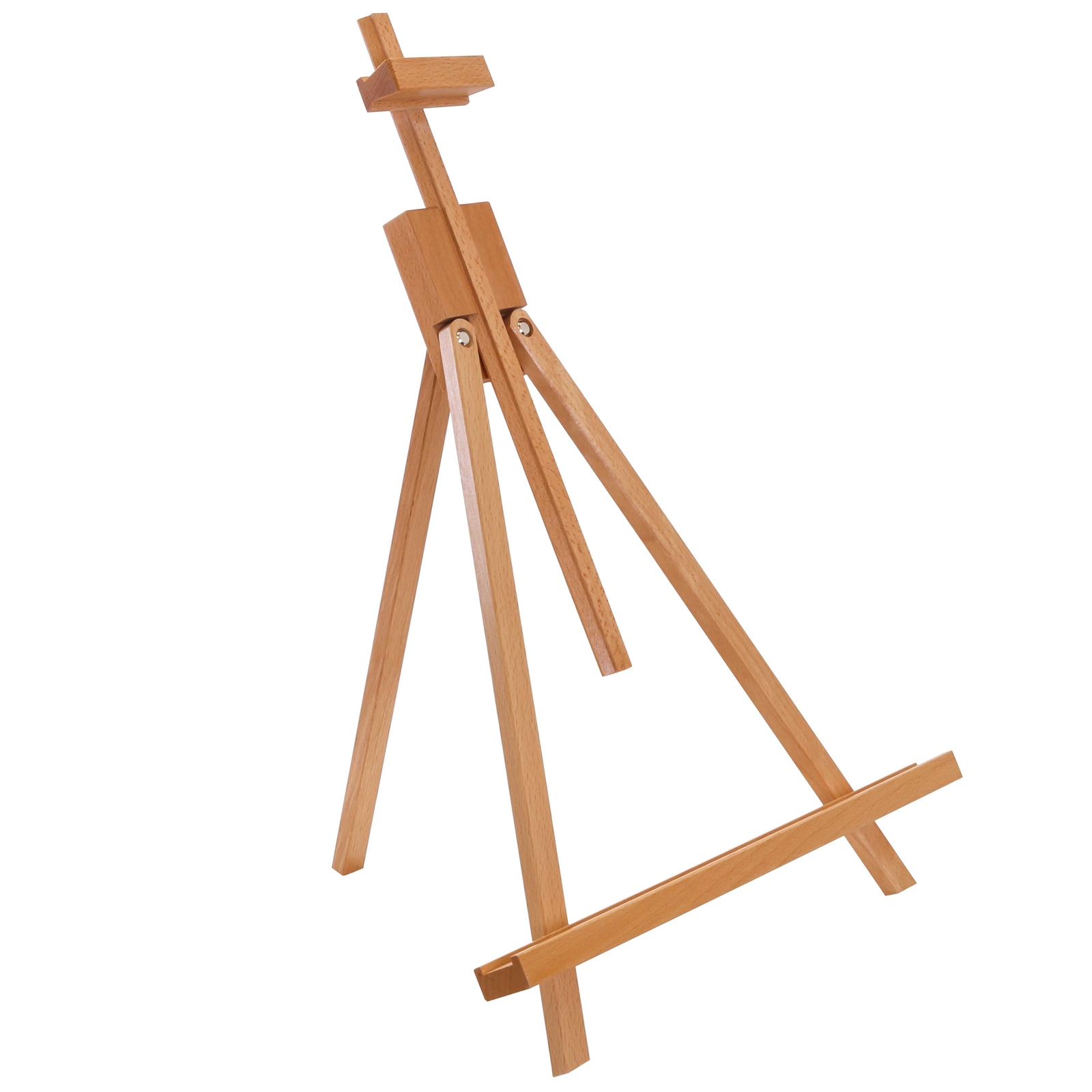 31″ Tabletop Folding A-Frame Artist Studio Easel, Beechwood Tripod Display Stand