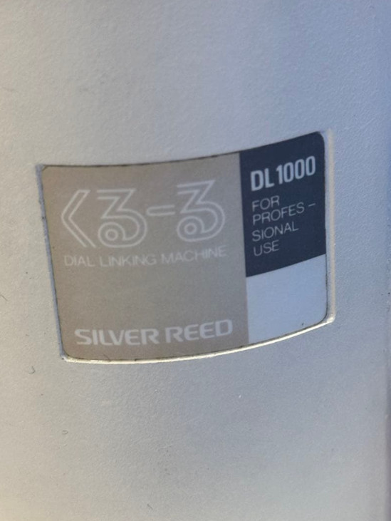 Silver Reed Kururu DL1000 Dial Linking Machine Knitting Machine Power-on Checked