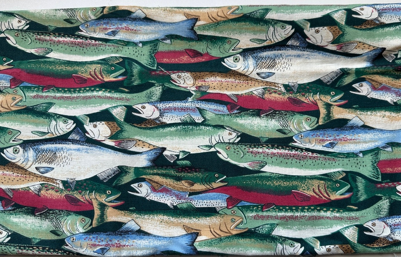 Vintage Fabric Traditions – 1993 – Fish – 1 Yard x 44″ 100% Cotton