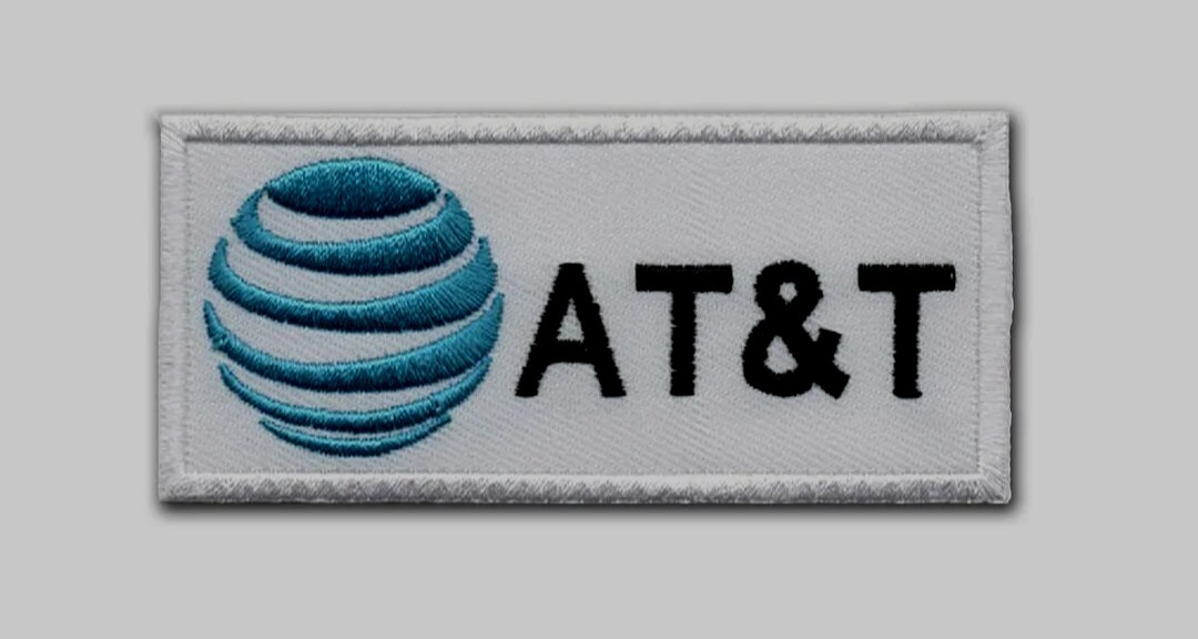 AT&T Telecommunication Iron or Sew Quality Patch Fast Shipping 3.5″ x 1.5″