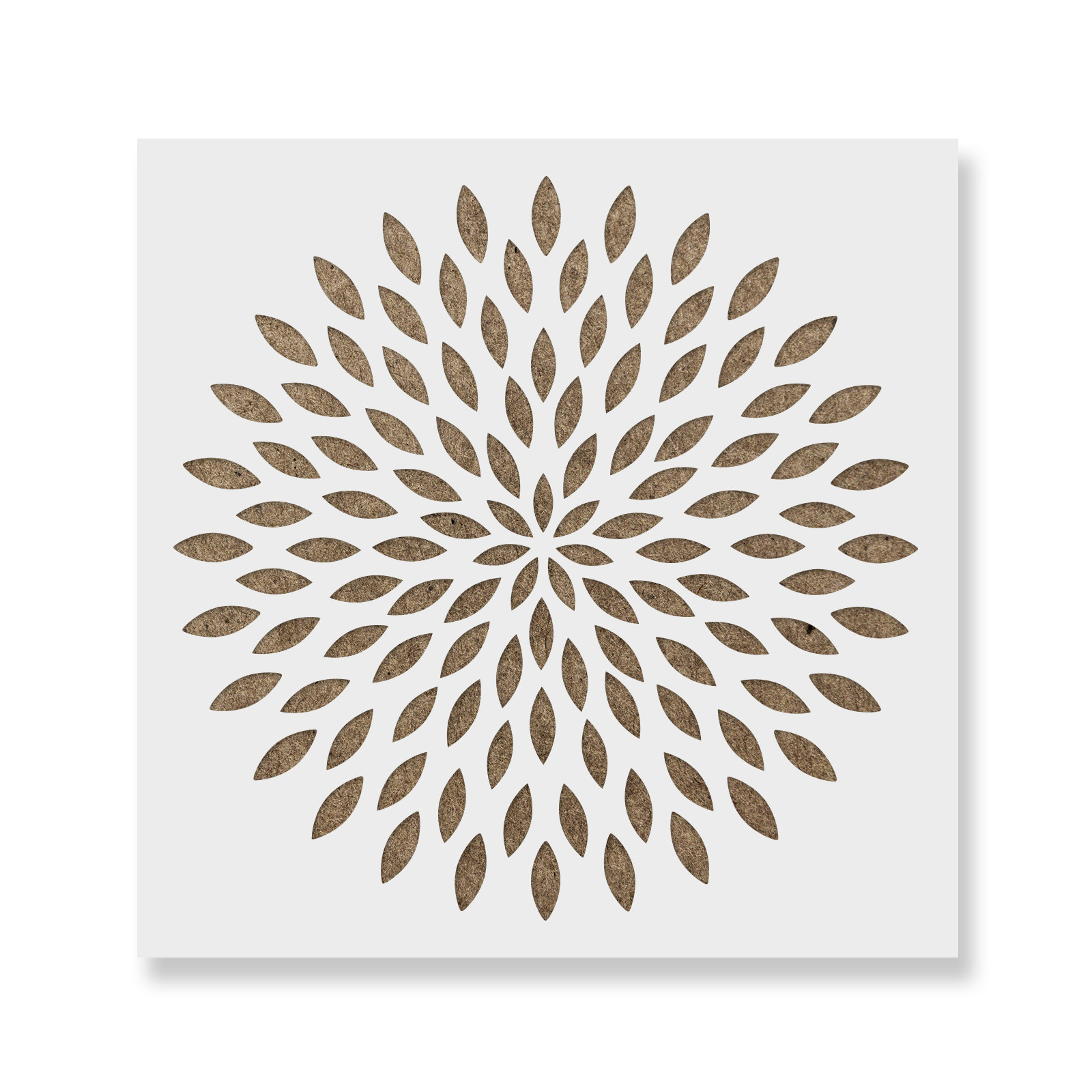 Dahlia Mandala Stencil – Durable & Reusable Mylar Stencils